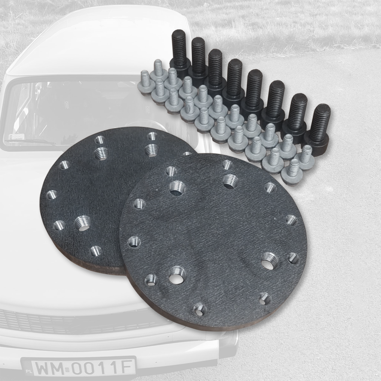 Trabant 601/1.1 - adapter hamulców tył