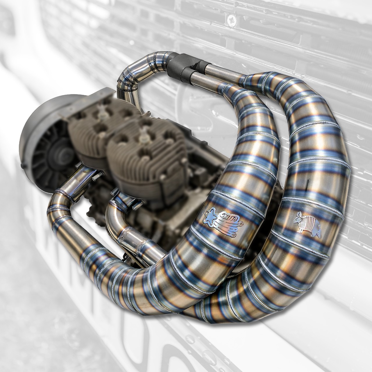 Trabant 601 – podwójny sportowy układ wydechowy Armadillo