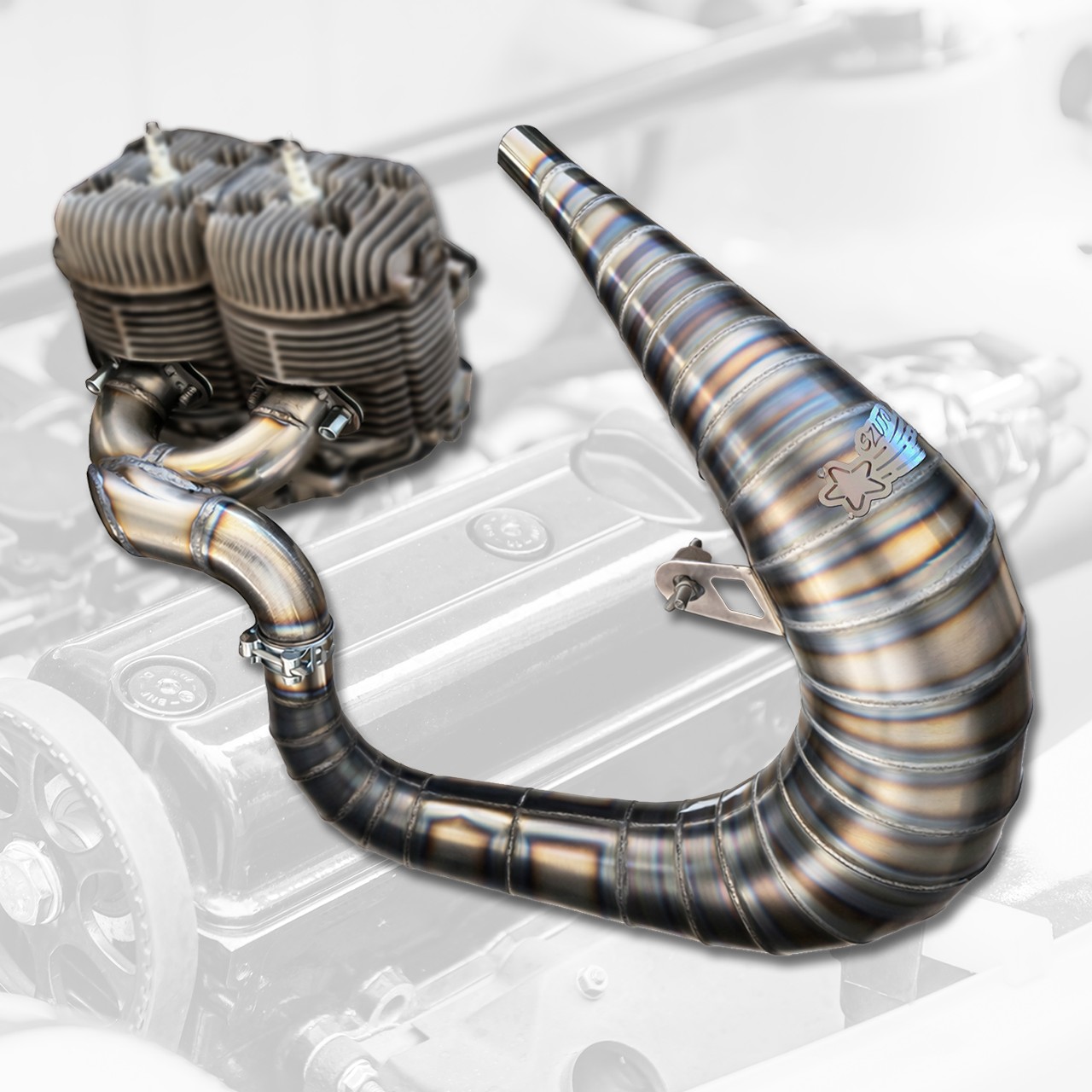 Trabant 601 – sportowy kolektor i układ wydechowy GP