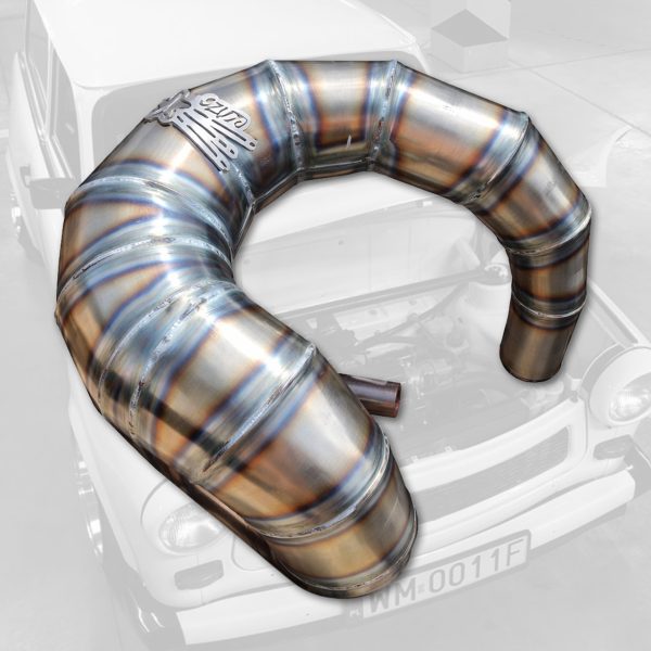 Single 2 główne Trabant 601 - sportowy układ wydechowy Single 2